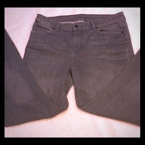 Talbots Grey Denim Jeans. Size 12/31.
